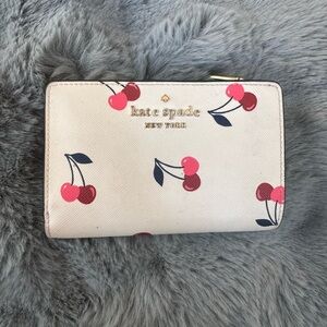Kate Spade New York Cherry Print Wallet – Great Condition
